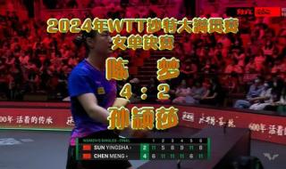wtt沙特大满贯2024赛程