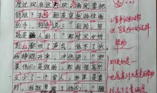6年级下册第一单元作文